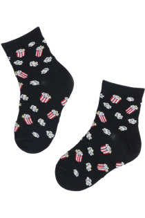 FOOD popcorn cotton socks for kids | Sokisahtel