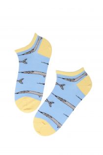 Укороченные хлопковые носки для мужчин и женщин GARFISH (Сарган или морская щука) | Sokisahtel