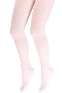 GEORGIA white tights for girls | Sokisahtel