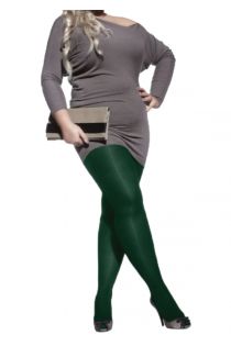 PLUS 60 women's green microfiber tights | Sokisahtel