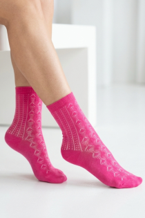Pierre Mantoux HERB roosad õhukesed sokid | Sokisahtel
