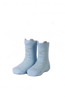 Голубые носочки для новорожденного мальчика BEAR | Sokisahtel
