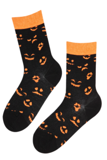SCARYFACE Halloween socks with pumpkins | Sokisahtel