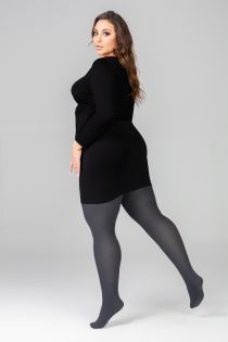 QUEEN PLUS 50DEN dark grey tights | Sokisahtel