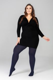 QUEEN PLUS 50DEN dark blue tights | Sokisahtel