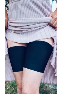 PLAIN black anti-chafing thigh bands | Sokisahtel