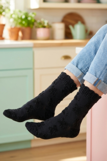 ISABELLE musta värvi puuvillased sokid | Sokisahtel