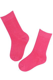 Детские носки розового цвета из вискозы бамбука JANNE | Sokisahtel