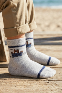 JEFF grey soft socks for little sea friends | Sokisahtel
