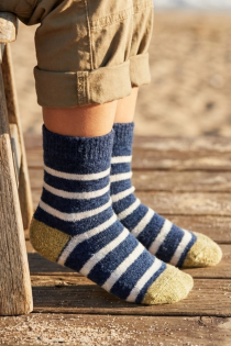 JEFF striped soft socks for little sea friends | Sokisahtel