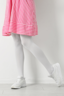 JENNI 40 DEN white tights for kids | Sokisahtel