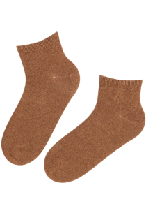 BRESCIA brown wool socks for men | Sokisahtel