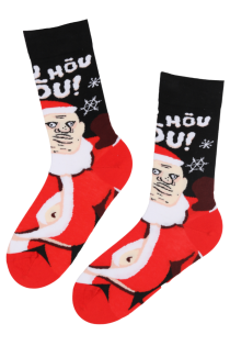 THE OLD MAN cartoon socks with Santa | Sokisahtel