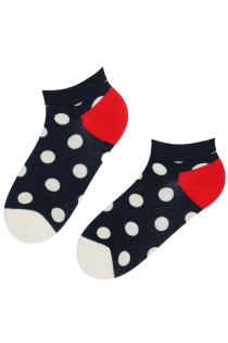 ANTI blue polka dot low socks | Sokisahtel