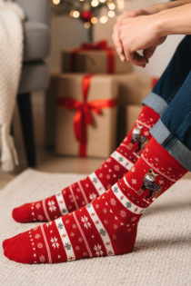 JORMA punased rebasega jõulusokid | Sokisahtel