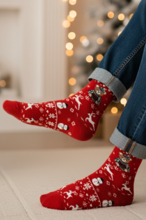 JORMA punased karuga jõulusokid | Sokisahtel
