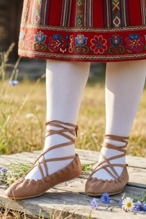 Белые хлопковые колготки KAISA | Sokisahtel