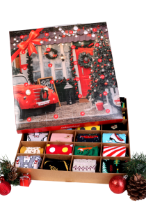 Advendikalender SOOVIKALENDER – vali 24 sokipaari ise sisse!