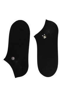 PLAYCAT black low-cut socks | Sokisahtel
