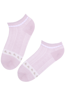Хлопковые укороченные (спортивные) носки сиреневого цвета KETTER | Sokisahtel