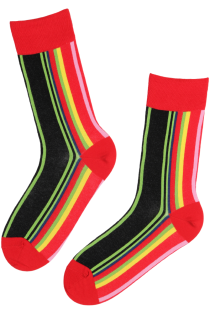 KIHNU striped cotton socks 