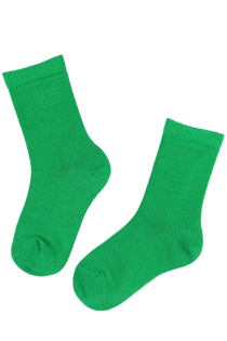 KIM green cotton socks for kids | Sokisahtel