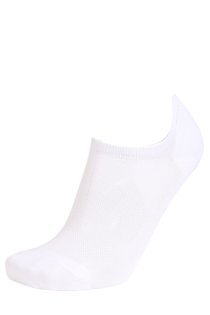 KONRAD white cotton footies for men | Sokisahtel