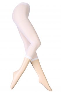 LAILA white capri leggings | Sokisahtel