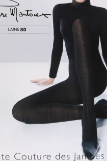 Pierre Mantoux LAINE black 80DEN tights | Sokisahtel