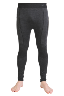 LANA grey merino wool leggings for men | Sokisahtel