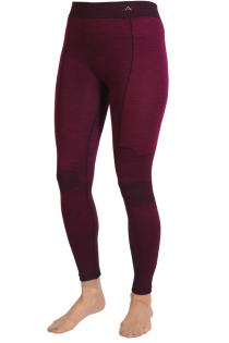 LANA dark pink merino wool leggings | Sokisahtel