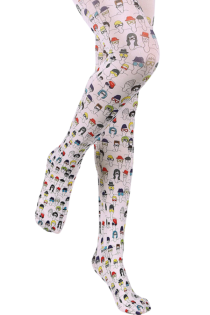 LEENU print pattern tights | Sokisahtel