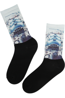 LENNUSADAM print pattern socks