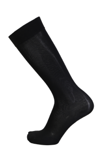 LINEA black knee-highs for men | Sokisahtel