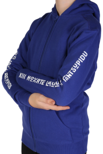 SONG AND DANCE CELEBRATION blue hoodie for kids | Sokisahtel