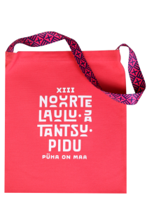 PÜHA ON MAA pink tote bag | Sokisahtel