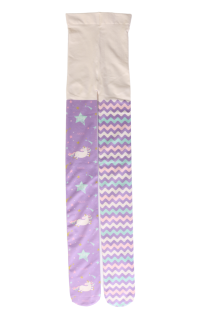 MAGICAL purple tights with unicorns | Sokisahtel