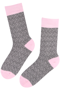 MANU pink suit socks | Sokisahtel