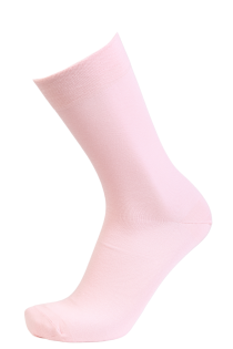 Костюмные носки из вискозы светло-розового цвета в лаконичном стиле MARLON | Sokisahtel