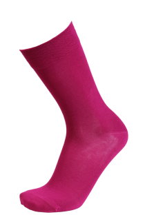 Костюмные носки из вискозы цвета фуксии в лаконичном стиле MARLON | Sokisahtel