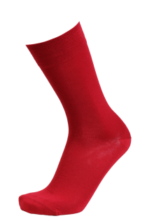 MARLON dark red viscose socks | Sokisahtel