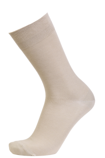 Костюмные носки из вискозы бежевого цвета в лаконичном стиле MARLON | Sokisahtel