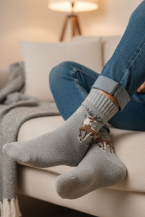 MARU hallid villased hirvega soojad sokid | Sokisahtel