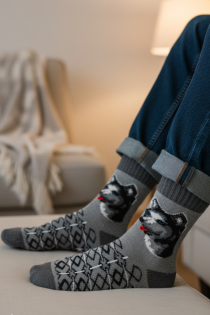 MARU hallid villased hundiga soojad sokid | Sokisahtel