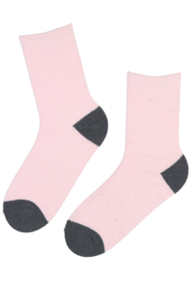 Женские мягкие носки розового цвета MIISU | Sokisahtel