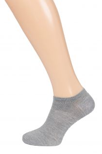 Мужские укороченные носки серого цвета MONDI | Sokisahtel