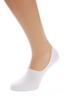 NORMAN men's white no show socks | Sokisahtel