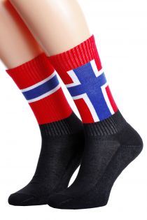 NORWAY lipuga sokid naistele ja meestele | Sokisahtel
