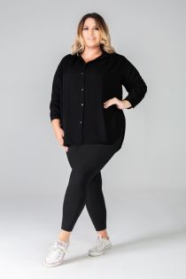 LUIZA queen size black leggings | Sokisahtel