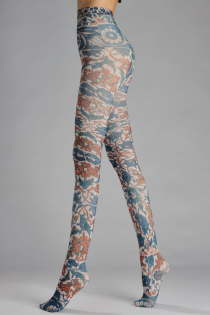 ORNA colorful print tights | Sokisahtel